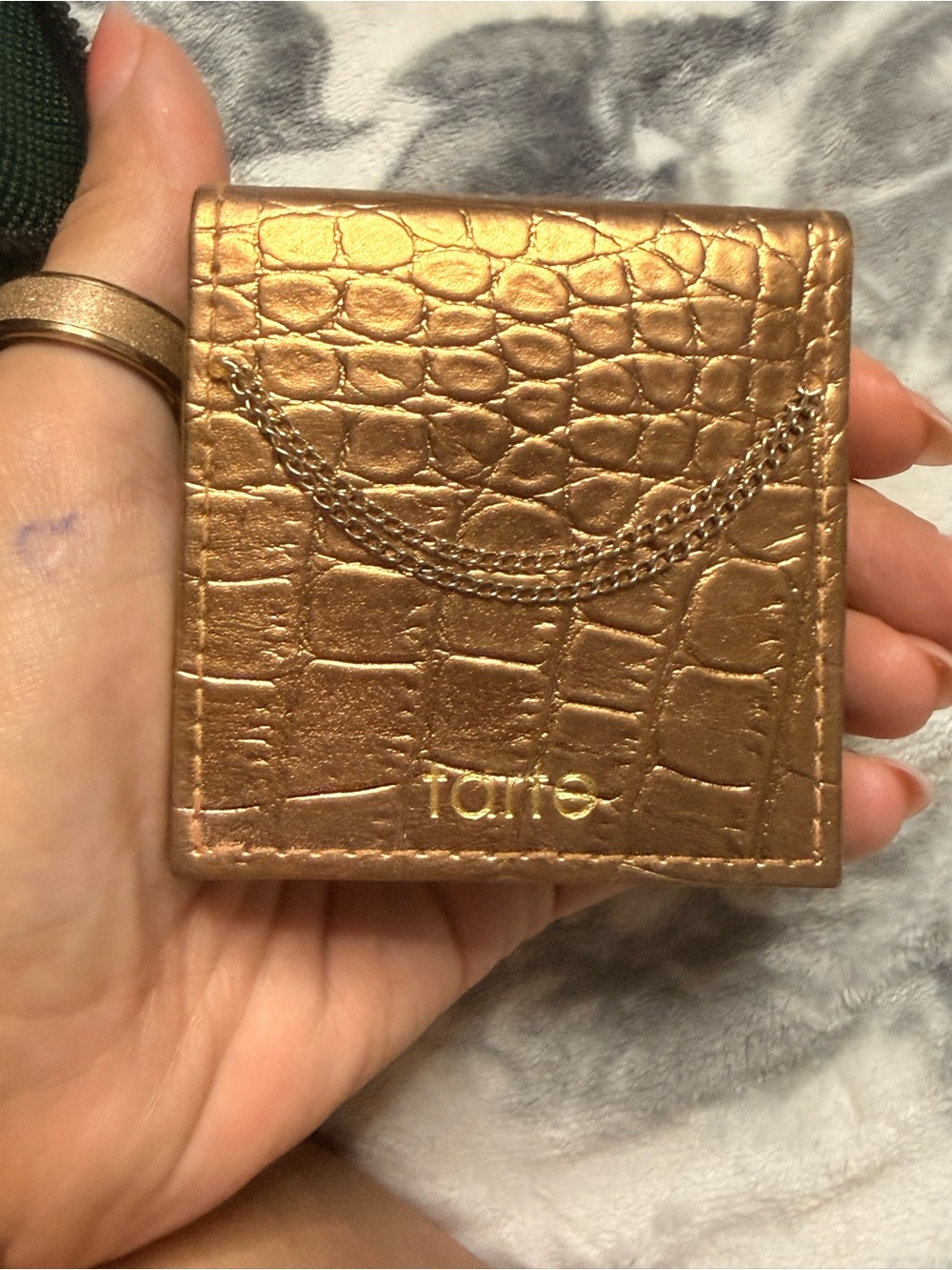 tarte Metallic Croc-Embossed Bronzer- Park Ave Princess